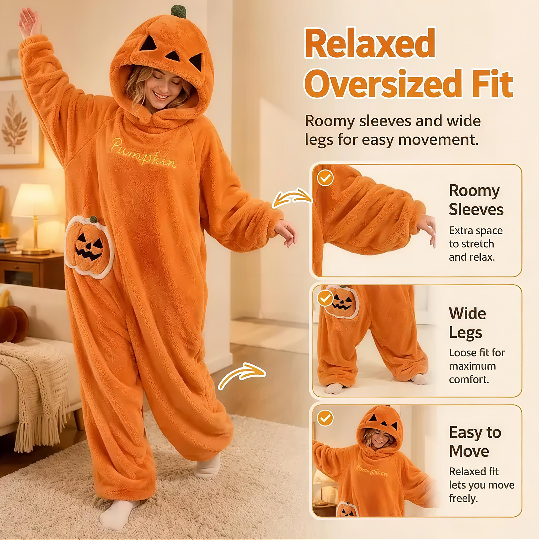 HallowSnug™ Pumpkin Onesie