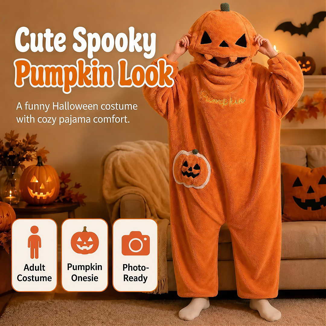 HallowSnug™ Pumpkin Onesie